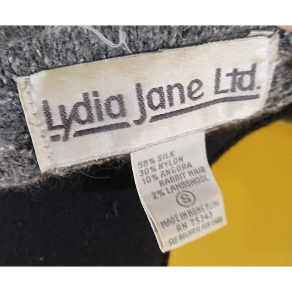 Vintage Lydia Jane Silk, Angora, Wool Blend Sweater S - Picture 3 of 4